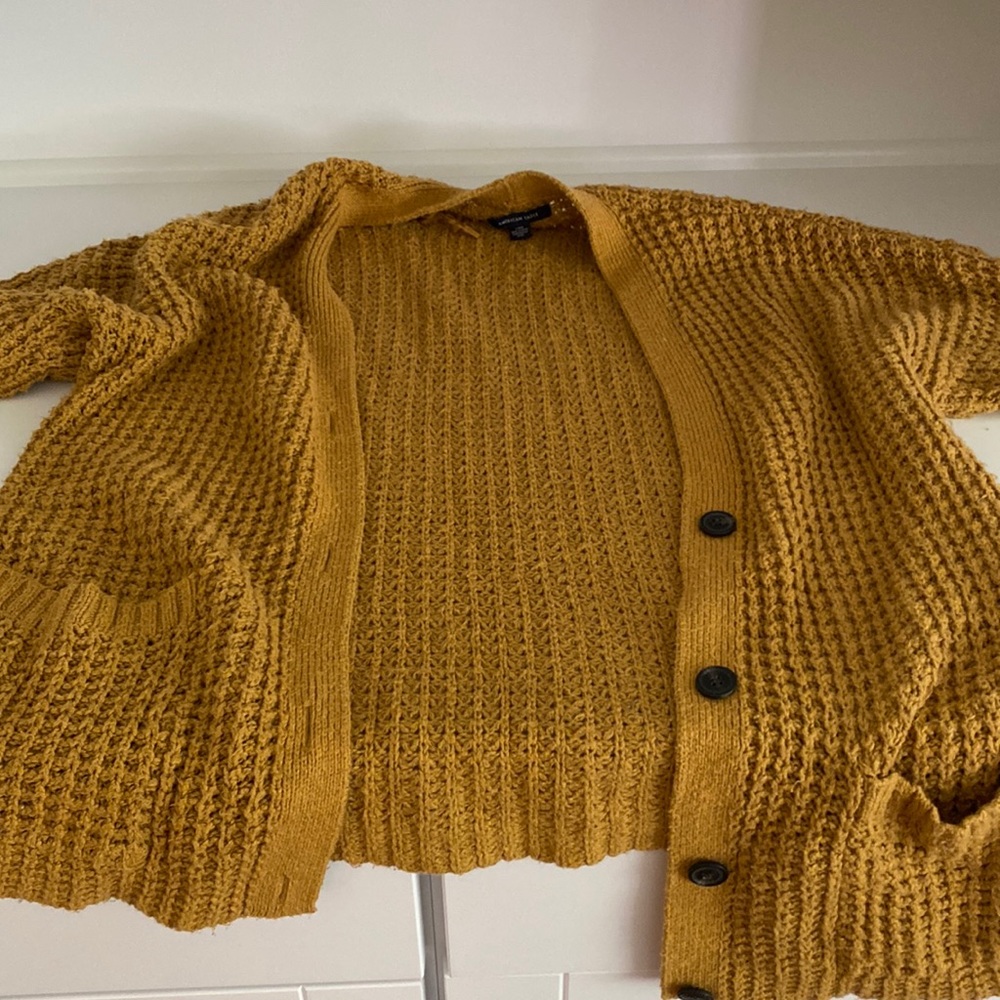 used but looks new American eagle cardigan.